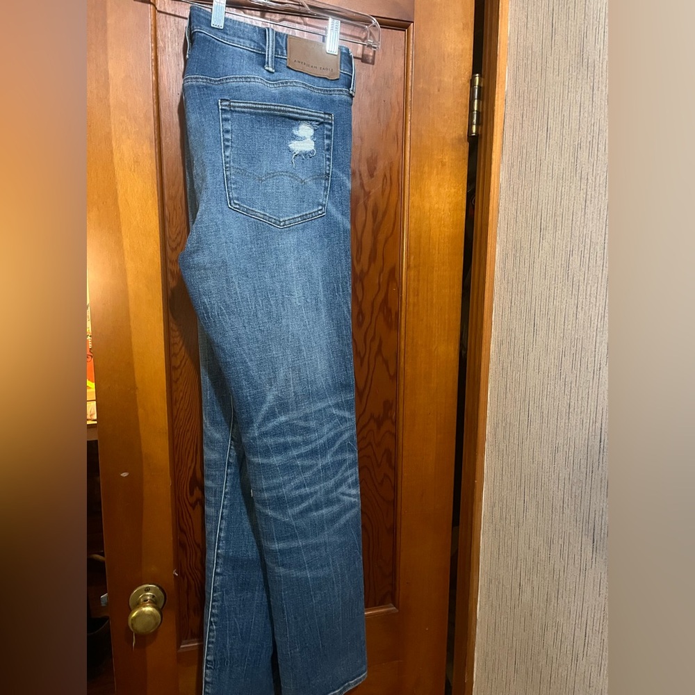 Blue Distressed Jeans